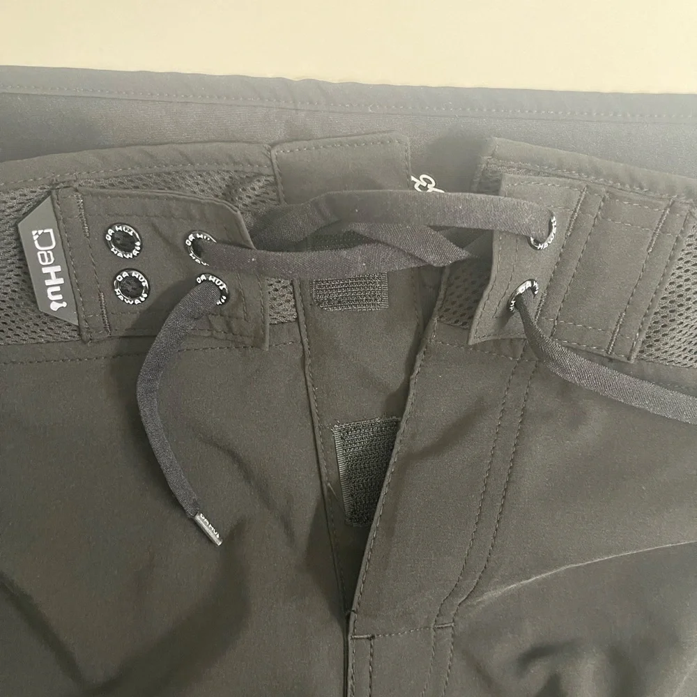 Da Hui Men’s Black Board Shorts with 4-way stretch - Size 38 - Picture 2 of 9